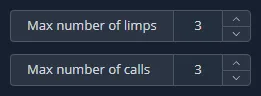 Max number of calls